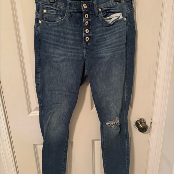 Torrid Dark Blue Skinny Jeans - Picture 2 of 3